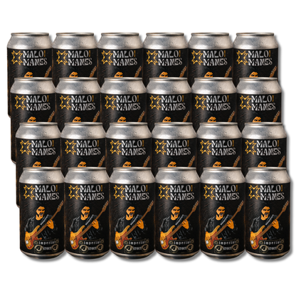 Pack 24 Cerveza Artesanal Malo Manes Imperial Stout Lata 355 cc