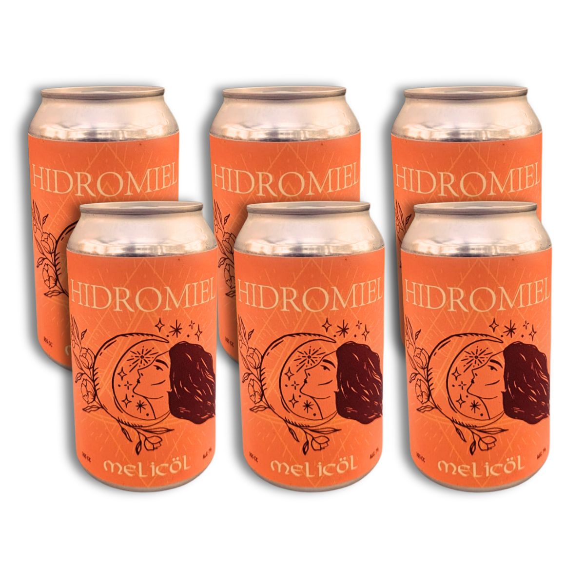 Pack X6 Hidromiel Melicöl Lata 355 cc