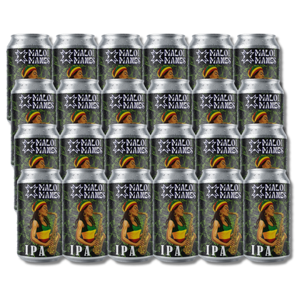 Pack 24 Cerveza Artesanal Malo Manes IPA Lata 355 cc