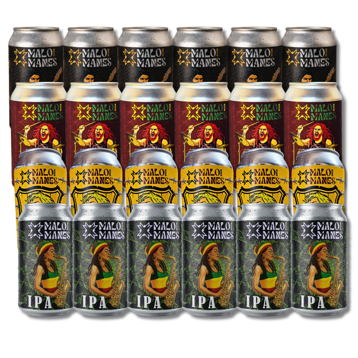 Pack 24 Cerveza Artesanal Malo Manes