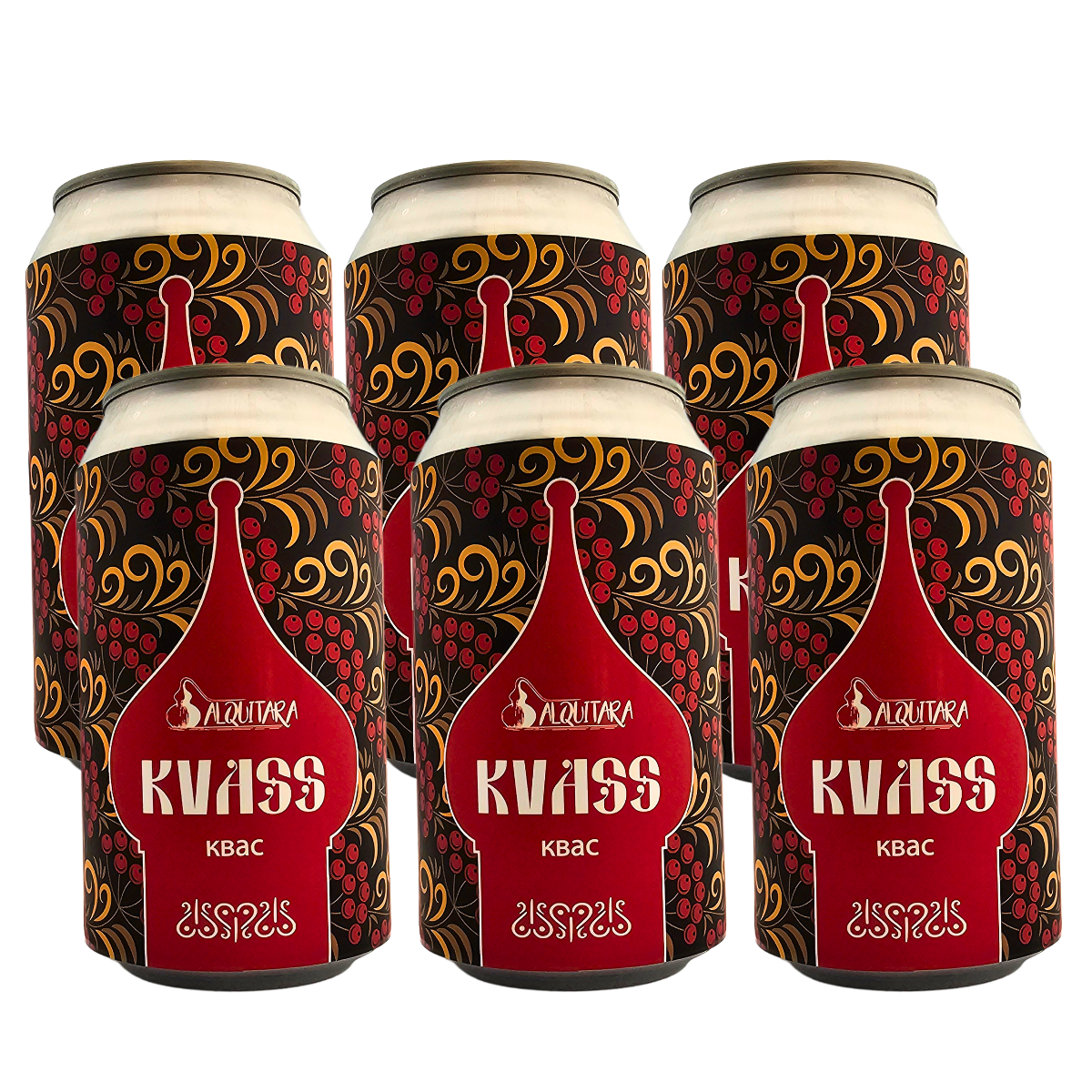 Kvass Bebida De Centeno Lata 355cc Pack 6 Uds Alquitara