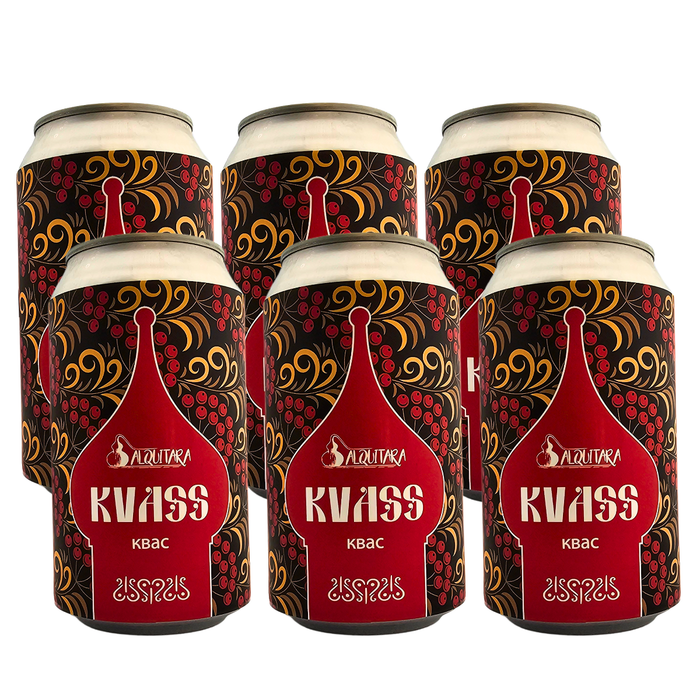 Kvass Bebida De Centeno Lata 355cc Pack 6 Uds Alquitara