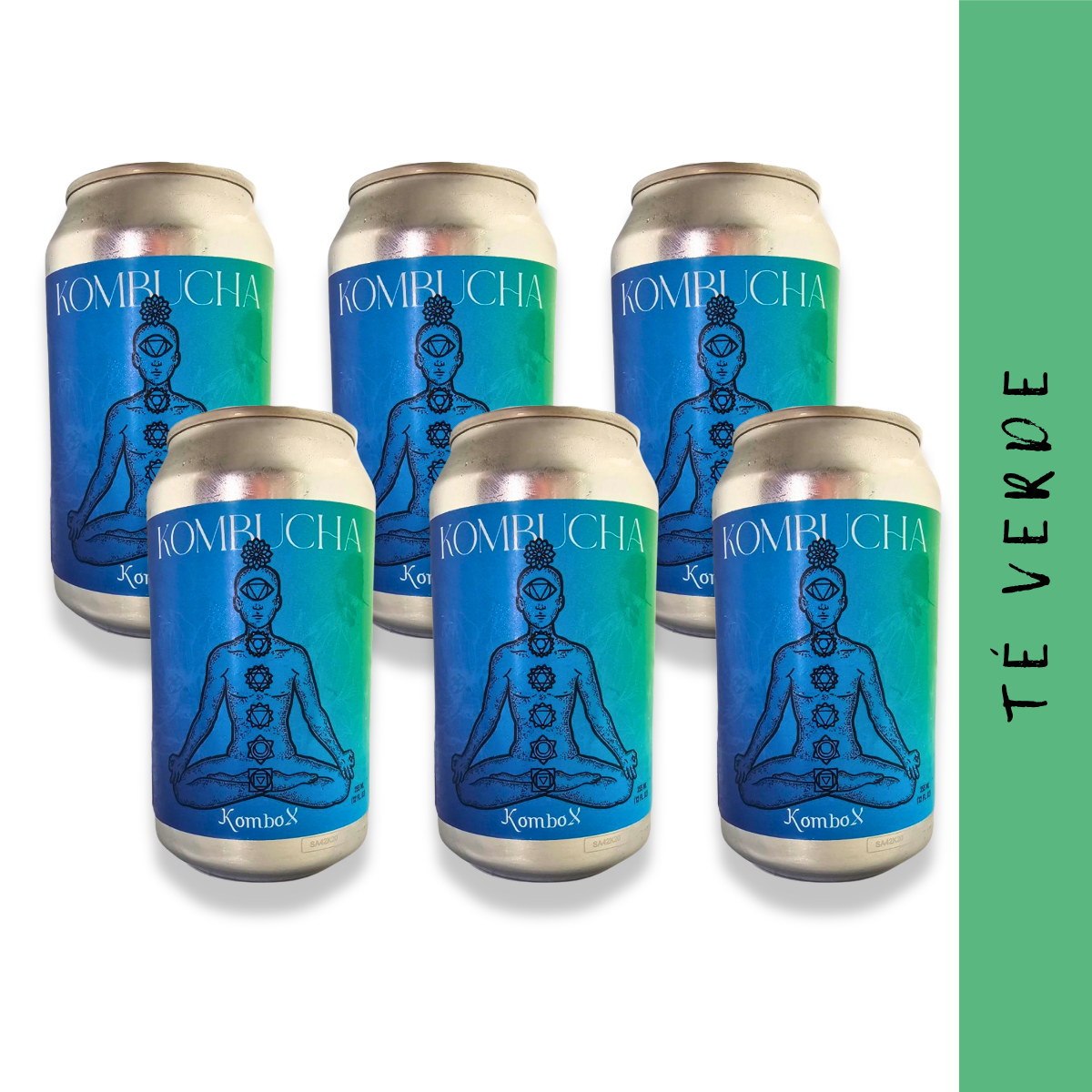 Pack X6 Kombucha Kombox Lata 355 cc