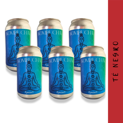 Pack X6 Kombucha Kombox Lata 355 cc